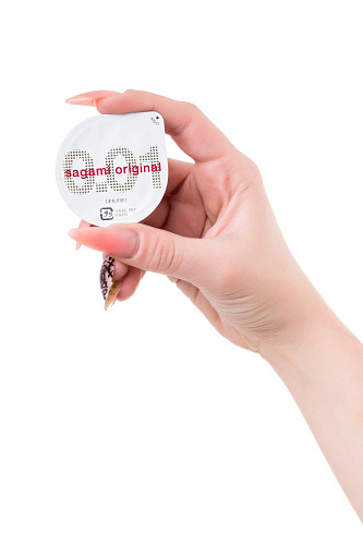 Супертонкий презерватив Sagami Original 0.01 №1 (1 шт)