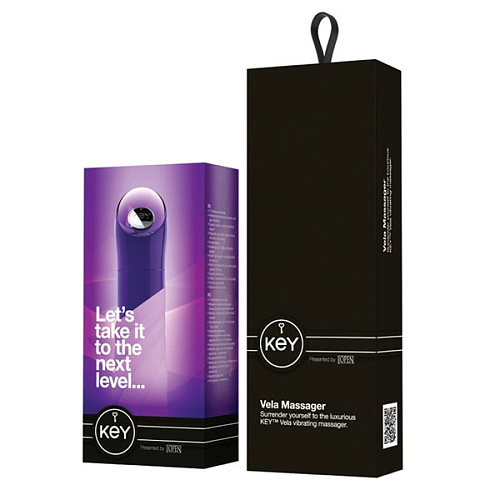 7-скоростной сиреневый вибромассажёр Jopen Vela JO-8055-10-3