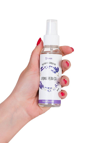 Спрей для тела и волос с ароматом лаванды ToyFa «Аромат релакса» 722294