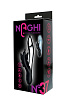 Чёрный вибратор с подсветкой Tonga NAGHI NO.37 RECHARGEABLE LIGHT-UP VIBE 530037 (24 см)
