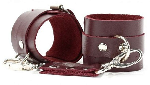 Бордовые поножи БДСМ арсенал Ladys Arsenal 67004ars