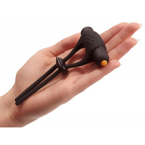 Чёрное эрекционное лассо с вибрацией Pornhub Pornhub Tighten Up Ring Cock Ring 95708