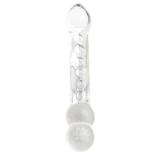 Прозрачный стеклянный стимулятор Fifty Shades of Grey Glass Massage Wand FS-40175