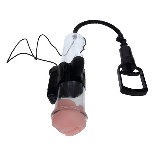 Прозрачная вакуумная помпа Baile Penis Enlarger BM-010066B (24,5 см)