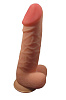 Телесный вибромассажёр-реалистик большого размера LOVETOY (А-Полимер) 719013 (27 см)