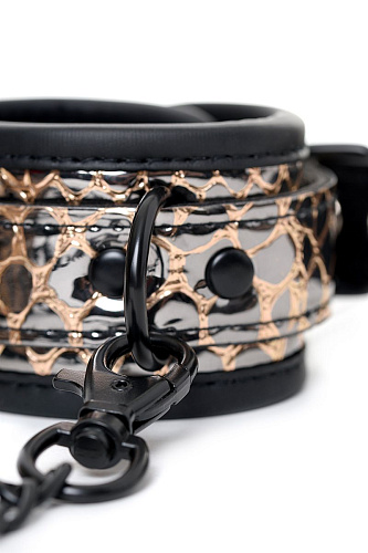 Набор золотисто-чёрных БДСМ-девайсов WANAME Goddess 477010