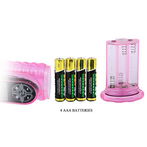 Розовый вибратор хай-тек Baile Hot Baby BW-045001-0101 (26,5 см)