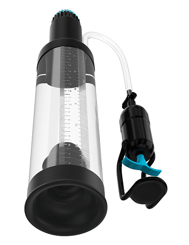 Прозрачная вакуумная помпа Pipedream WORX DELUXE HEAD JOB PUMP PD3291-23