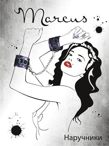 Пурпурные кружевные наручи ToyFa 711003