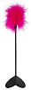 Розовая метелка-пуховка с наконечником-сердцем Orion 24915323000 (25 см)