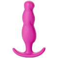 Розовая анальная пробка для ношения Doc Johnson Mood Naughty 3 Silicone 1470-21-BX (7,6 см)