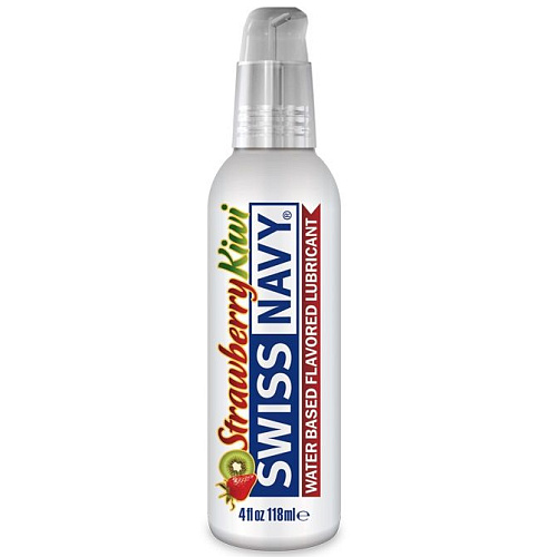 Лубрикант с ароматом клубники и киви Swiss navy Strawberry Kiwi Lube SNFSK4 (118 мл)