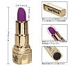 Золотистый мини-вибратор в виде тюбика помады California Exotic Novelties Naughty Bits Bad Bitch Lipstick Vibrator SE-4410-00-3