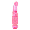 Розовый вибратор Seven Creations H2O ULTRA STUD WATERPROOF VIBRATOR 50873 (17 см)