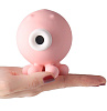 Нежно-розовый вакуумный клиторальный стимулятор-осьминог S-HANDE OCTOPI SHD-S066