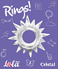 Прозрачное эрекционное кольцо Lola toys Rings Cristal 0112-12Lola