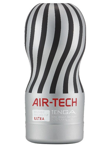 Серый мастурбатор Tenga Reusable Vacuum CUP ULTRA ATH-001G