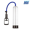 Прозрачная вакуумная помпа со шкалой Bior toys Sex Expert SEM-55162