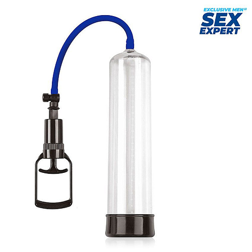 Прозрачная вакуумная помпа со шкалой Bior toys Sex Expert SEM-55162