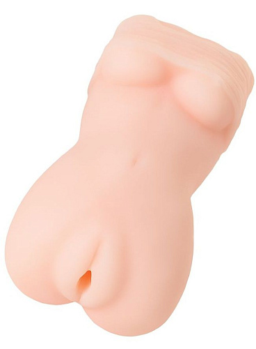 Телесный мастурбатор в виде женской фигурки ToyFa 963032