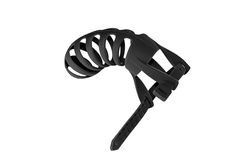 Мужской пояс верности чёрного цвета Lola toys Romello 1166-01lola