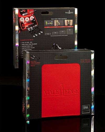 Устройство для увеличения пениса чёрного цвета Male Edge Pro 202