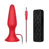 Красная анальная вибропробка с пультом управления Dream Toys MENZSTUFF 5INCH SLIM INTRUDER BUTT PLUG 21281 (13 см)