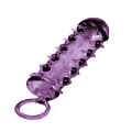 Закрытая фиолетовая насадка с пупырышками NMC SAMURAI PENIS SLEEVE PURPLE 170122 (14,5 см)