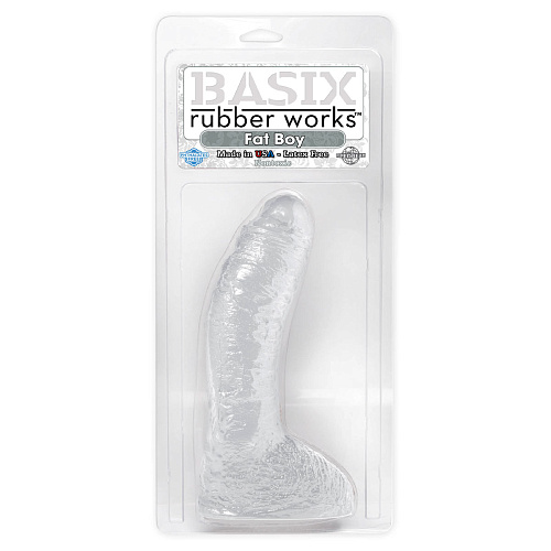 Прозрачный фаллоимитатор Pipedream Fat Boy PD4210-20 (24,8 см)