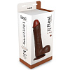 Коричневый вибратор Toyz4lovers REALISTIC VIBRATOR REAL RAPTURE BROWN T4L-00903023 (25,5 см)