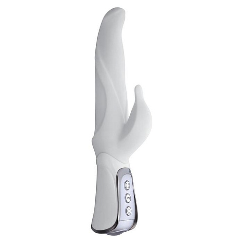 Белый вибратор Vibe Therapy PINNACLE C02W1S025-W1 (23 см)