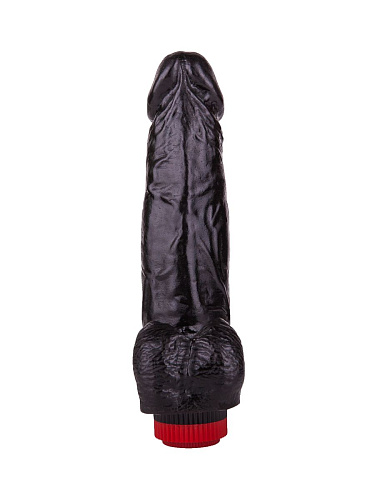 Чёрный виброфаллос со встроенным пультом LOVETOY (А-Полимер) 411600 (16,5 см)