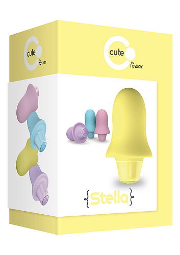 Жёлтый вибростимулятор Toy Joy STELLA BULLET  3006010173 (7,5 см)