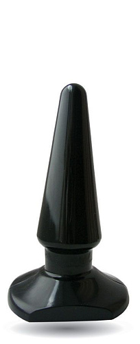 Чёрная анальная пробка Bior toys ANAL STIMULATOR SF-70133-1 (7,7 см)