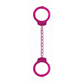 Металлические розовые кандалы Shots Media BV Pleasure Legcuffs OU006PNK