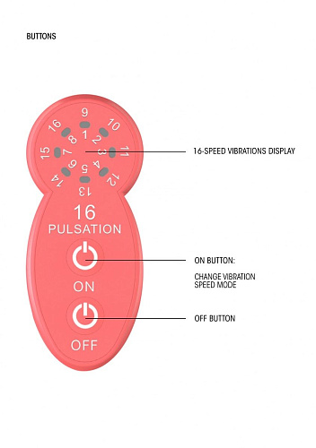 Розовый универсальный массажёр Shots Media BV Silicone Massage Wand SHTO007PNK (20 см)