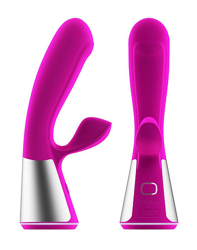 Розовый интерактивный вибратор OhMiBod Kiiroo Ohmibod Fuse E28506 (18 см)