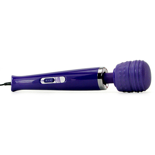 Фиолетовый перезаряжаемый массажёр Topco Sales TLC Rechargeable Magic Massager 2.0 1077003