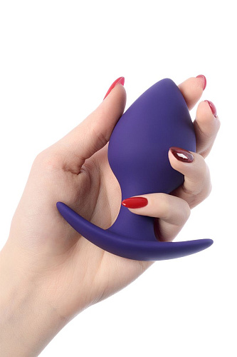 Фиолетовая анальная втулка ToyFa Glob 357003 (8 см)