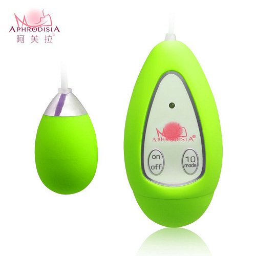 Лаймовое виброяичко Howells Xtreme 10F Egg 11602green