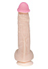 Крупный фаллоимитатор телесного цвета на подошве-присоске LOVETOY (А-Полимер) REAL Next №33 563303 (24 см)