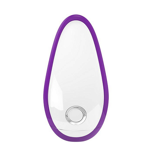 Фиолетово-белый клиторальный стимулятор OVO T2 WHITE/VIOLET