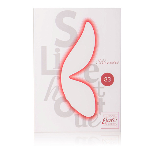 Красный вибромассажёр California Exotic Novelties Silhouette S3 SE-4588-45-3 (12,75 см)
