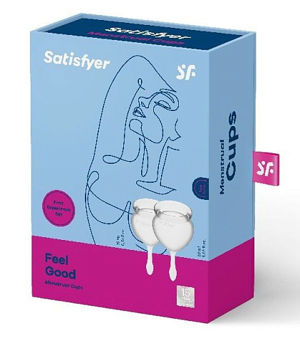 Набор менструальных чаш Satisfyer Feel good Menstrual Cup J1763 (размер S + L)