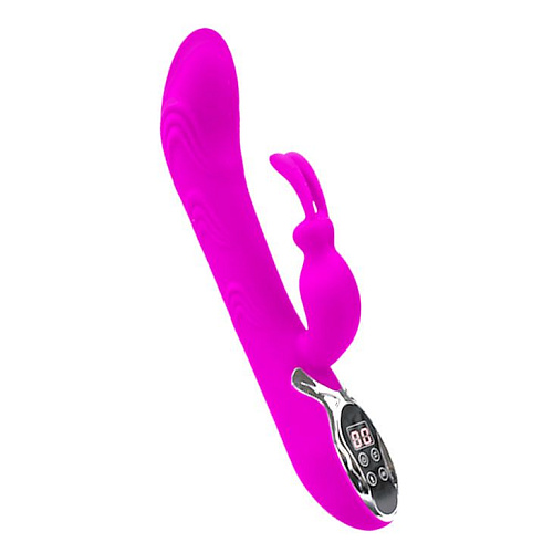 Лиловый вибромассажёр с подогревом Baile Digi Fire BI-014170