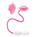 Розовая вибробукашка для клитора с вакуумным всасыванием Seven Creations 16-63CPK/WH BX