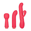 Коралловый вибратор с 3 сменными стволами California Exotic Novelties Passion Trio SE-4444-20-3