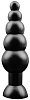 Чёрная анальная ёлочка Chisa Large Anal Bead CN-131267184 (18,5 см)