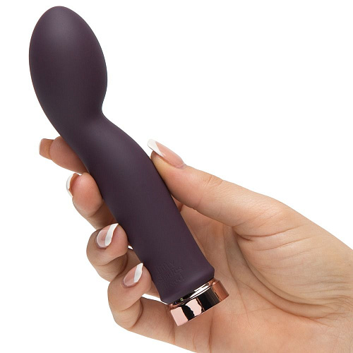 Фиолетовый вибратор Fifty Shades of Grey So Exquisite Rechargeable G-Spot Vibrator FS-69139 (16,5 см)