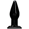 Чёрная анальная пробка Topco Sales Wildfire Down Dirty 4 Butt Plug 1101103 (11 см)
